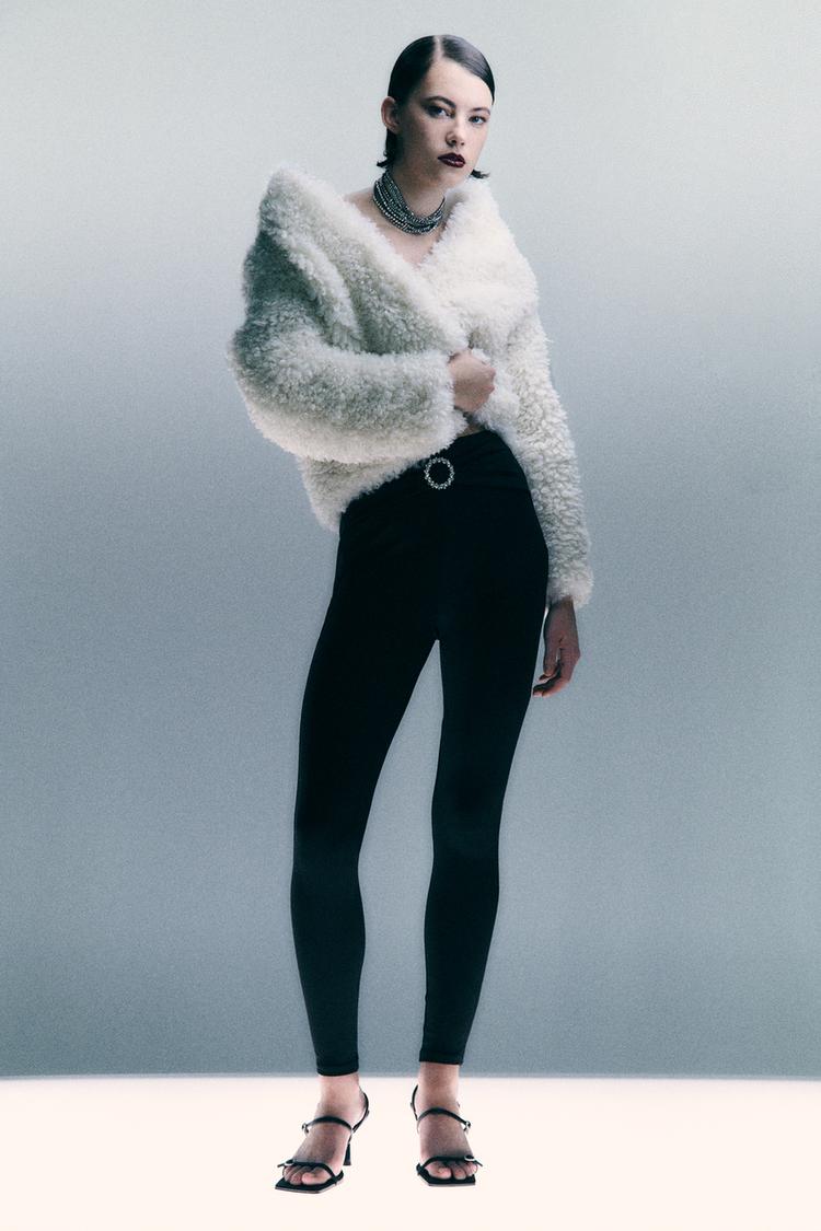Legging femme avec strass sale
